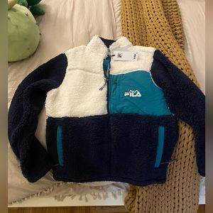 NWT Fila fleece teddy jacket